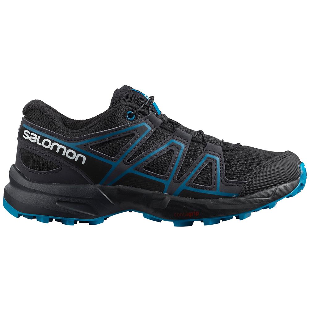 Salomon Israel SPEEDCROSS J - Kids Trail Running Shoes - Black (PFUO-13497)